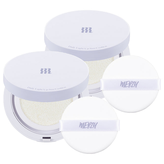 MERGE  Daily Light Up Sun Cushion SPF50+ PA++++, 12ml, 12g, 2 Count