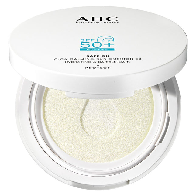 AHC  Safe On Cica Calming EX Sun Cushion SPF50+ PA++++, 25ml, 1ea