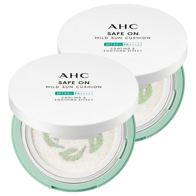 AHC  Safe On Mild Sun Cushion SPF50+ PA++++, 25g, 2 Count