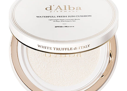 D'ALBA  Waterful Fresh Sun Cushion SPF50+ PA++++, 25g, 1 Count