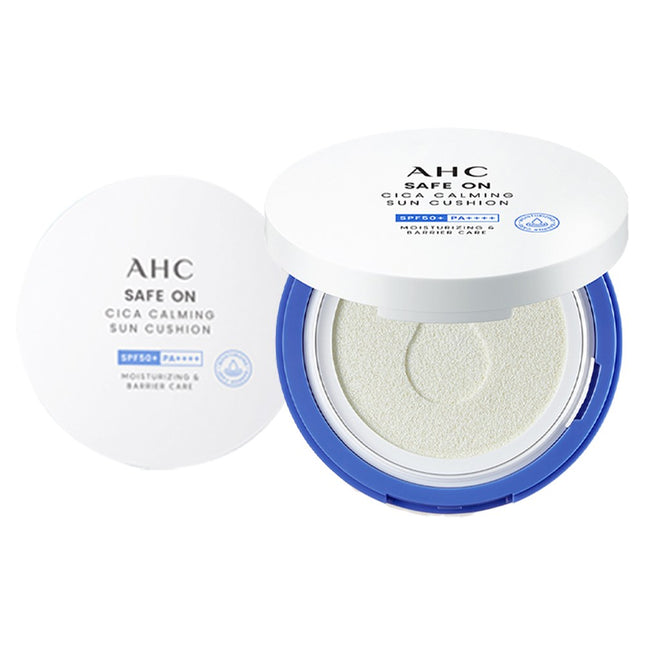 AHC  Safe On Cica Calming Sun Cushion SPF50+ PA++++, 25g, 2 Count