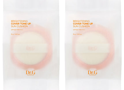 DR.G  BRIGHTENING COVER TONE-UP SUN CUSHION REFILL SPF50+ PA++++ 15g 2 count