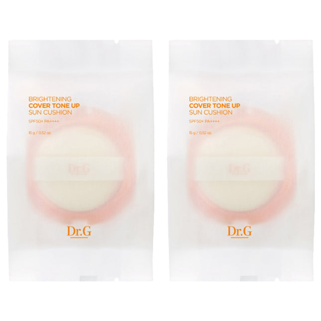DR.G  BRIGHTENING COVER TONE-UP SUN CUSHION REFILL SPF50+ PA++++ 15g 2 count