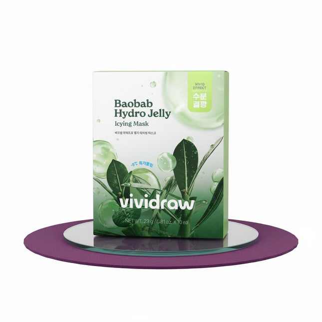BIBIROOO Baobab Hydro Jelly Icing Mask 10ea Warm