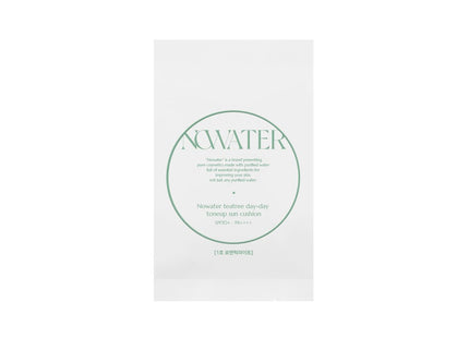 NOWATER  Teatree Dayday Tone-up Sun Cushion Refill #1 Romantic Light SPF 50+ PA++++, 1 count