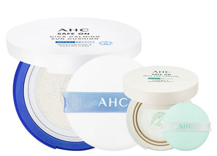 AHC  Safe-On Cica Calming Sun Cushion Season 7 Set (Main + Season 6 Mini)