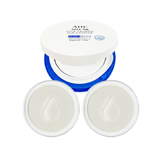 AHC  Safe-On Cica Sun Cushion 25ml (1pc + 2 Refills) Set