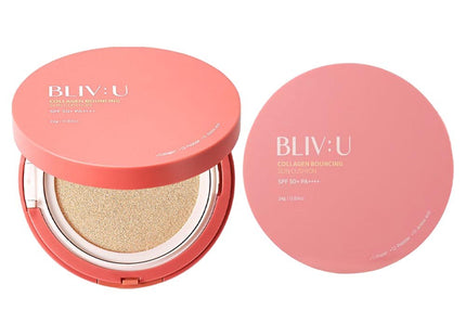 BELLEVUE  Collagen Bouncing Sun Cushion SPF50+ PA++++, 24g, 2 Count