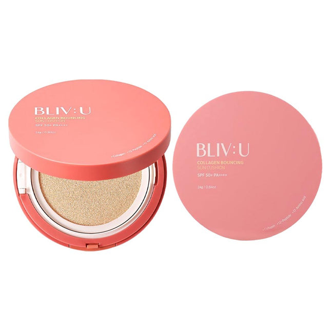 BELLEVUE  Collagen Bouncing Sun Cushion SPF50+ PA++++, 24g, 2 Count