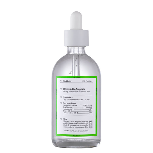 DERMACOSMETICS EFFECTUM D: SOLUTION AMPOULE 100ML
