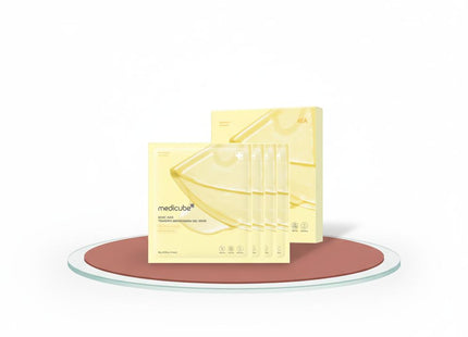 MEDICUBE COJIC ACID TURMERIC BRIGHTENING GEL MASK 4 SHEETS
