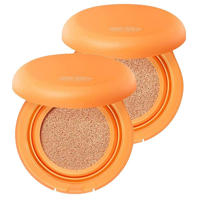 DR.G  BRIGHTENING COVER TONE-UP SUN CUSHION SPF50+ PA++++ 15g, 2 Pack