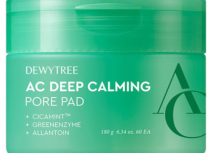 DEWYTREE  AC Deep Soothing Pore Pad 180g, 60 pads, 1 Count