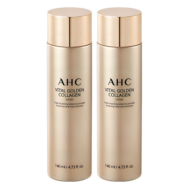 AHC  Vital Golden Collagen Lotion, 140ml, 2 Count