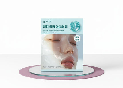 GOODAL Heartleaf Hyaluronic Acid Soothing Gel Mask 1 Sheet