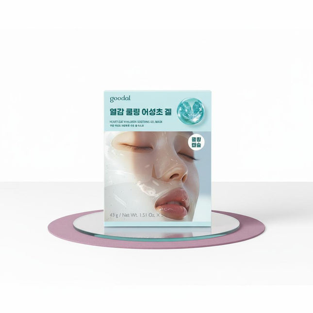 GOODAL Heartleaf Hyaluronic Acid Soothing Gel Mask 1 Sheet