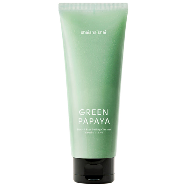 SHYSHYSHY  Green Papaya Body and Face Peeling Cleanser 150ml 1 count