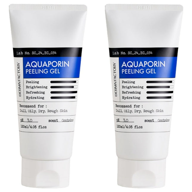 DERMAFACTORY  Aquaporin Peeling Gel 120ml 2-Pack