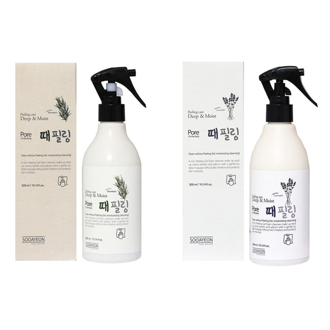 SUAYEON Deep & Moisture Exfoliating Peeling Spray Lavender + Rosemary Set 300ml, 1 Count