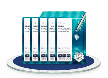 AHC AHC Pure Cotton Mask Triple Hyaluronic 25ml 10 Sheets