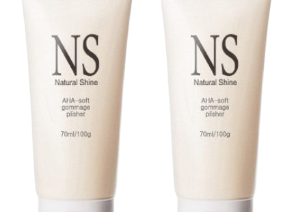NATURAL SHINE  AHA Soft Gommage Polisher 70ml 2 Pack