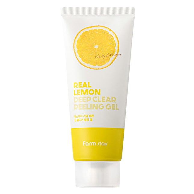 FARMSTAY  Real Lemon Deep Clear Peeling Gel 100ml 1ea