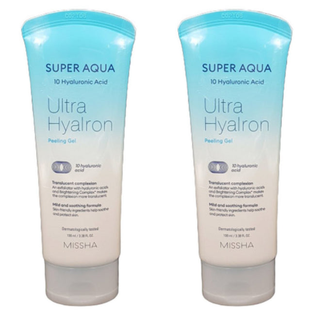 MISSHA  Super Aqua Ultra Hyalon Peeling Gel 100ml 2 pack
