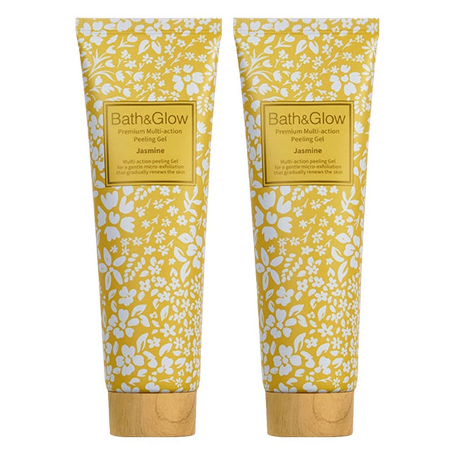 BATH & GLOW  Peeling Gel Jasmine, 200ml, 2 Count