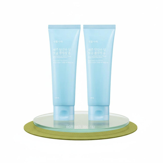 VEGETABLE KINGDOM Jeju Sparkling Water Deep Pore Cleansing Foam 120ml