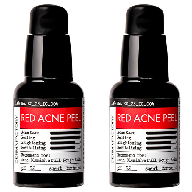 DERMA FACTORY  Red Acne Peel 30ml 2 Count