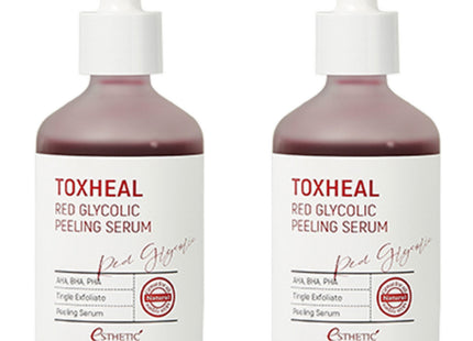 TOXHILL  Red Glycolic Peeling Serum 100ml, 2 Count
