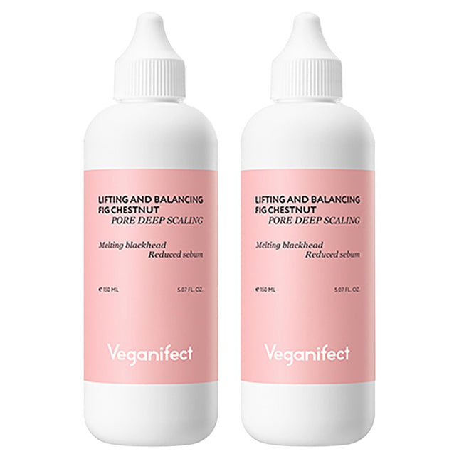 VEGAN EFFECT  Fig Bomb Pore Deep Scaling Sebum Softener, 150ml, 2 Count