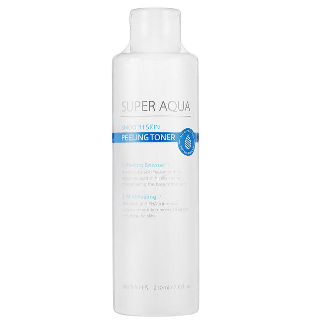 MISSHA  Super Aqua Smooth Skin Peeling Toner, 210ml, 1 Item