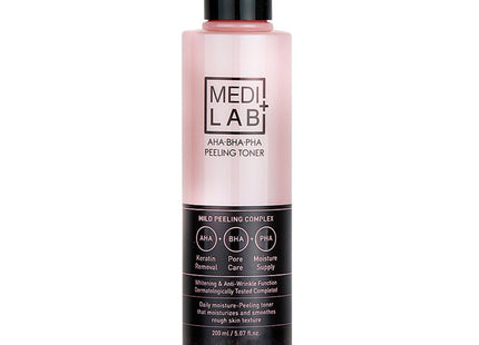 MEDILAB  AHA BHA PHA Refining Toner, 200ml, 1 Each
