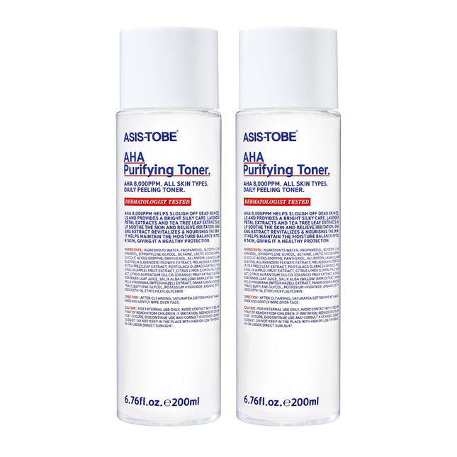 AZITOBE  Aha Purifying Toner, 200ml, Set of 2