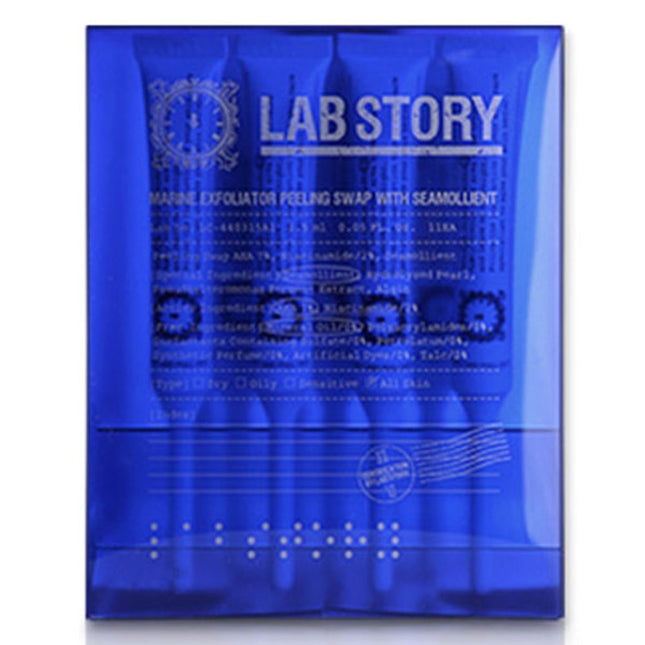 LABSTORY Marine Exfoliator Peeling Swab with Sea Mollient, 1.5ml, 11 Count