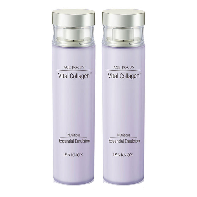 ISA KNOX  AGE FOCUS VITAL COLLAGEN EMULSION 160ML 2PCS
