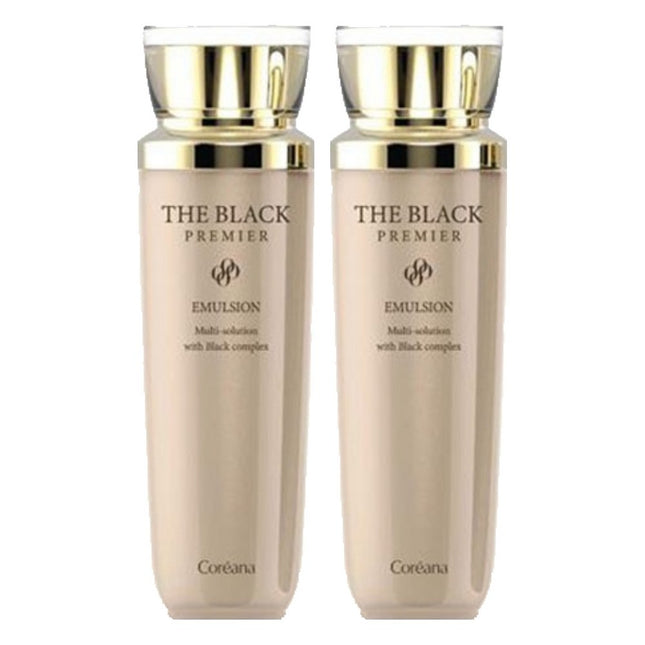 COREANA  The Black Premier Emulsion, 140ml, 2 Count