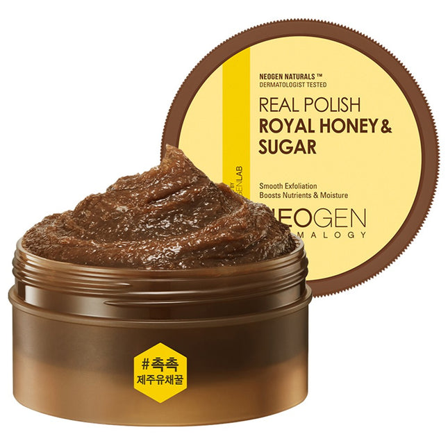 NEOGEN DERMALOGY Neogen Real Polish Royal Honey & Sugar Face Scrub 100g, 1 Count