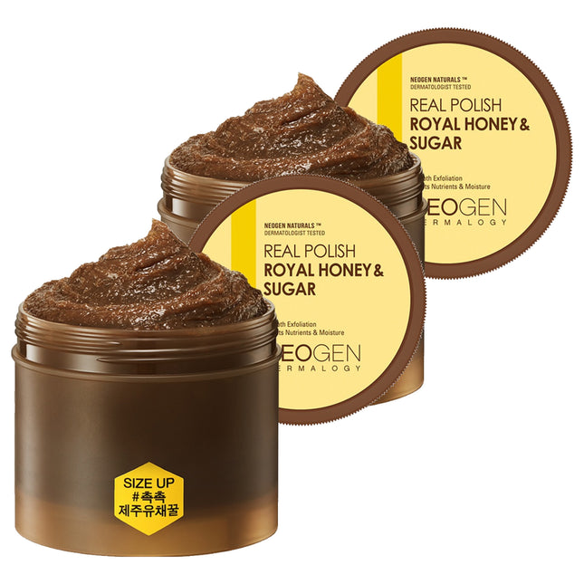 NEOGENDERMALOGY Neogen Dermalogy Real Polish Royal Honey & Sugar Face Scrub, 210g, 2 Count