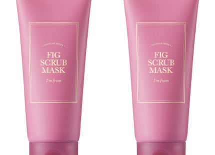 I'M FROM  Fig Scrub Mask 100g (1 piece),  Fig Scrub Mask 100g (2 pieces)