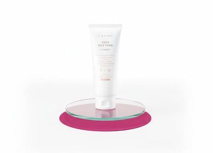 SNATURE Aqua Rice Mildly Acidic Cleansing Foam