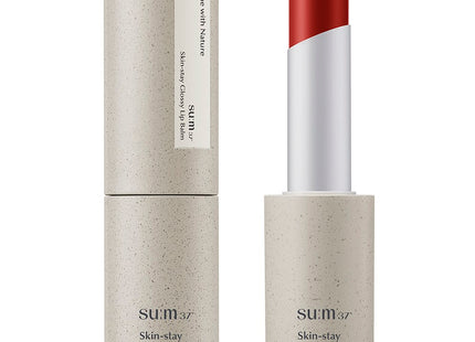 SU:M37  Skin Saver Glossy Lip Balm Coral 4.2g 1pc