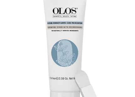 OLOS  Renewing Scrub with Microspheres 75ml + Spatula Set, 1 count