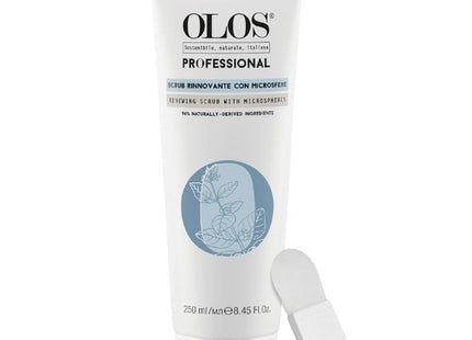 OLOS  Renewing Scrub with Microsphere 250ml + Spatula Set, 1 Set