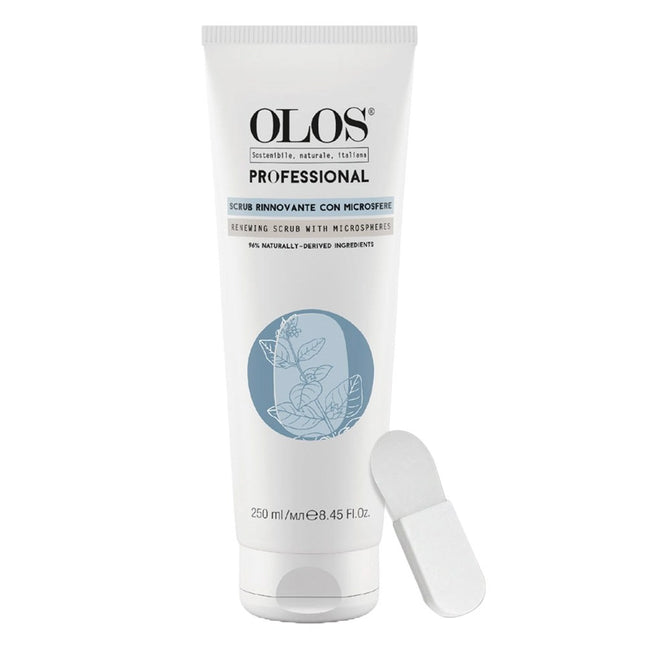 OLOS  Renewing Scrub with Microsphere 250ml + Spatula Set, 1 Set