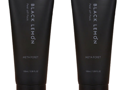 METAPHORE  Black Lemon Peel-Off Pack 100ml, 2 Count