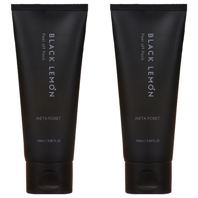 METAPHORE  Black Lemon Peel-Off Pack 100ml, 2 Count