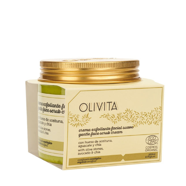OLIVITA  Gentle Face Scrub Cream, 200ml, 1 count
