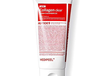 MEDI-PEEL Medi-Peel Red Lacto Collagen Clear Foam Cleanser 2.0, 120ml, 1 count
